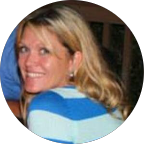 Professional headshot of Maria S., blonde woman smiling